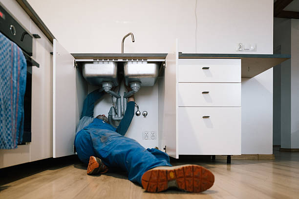 Professional Drain Cleaning technician working in Seagrove, NC